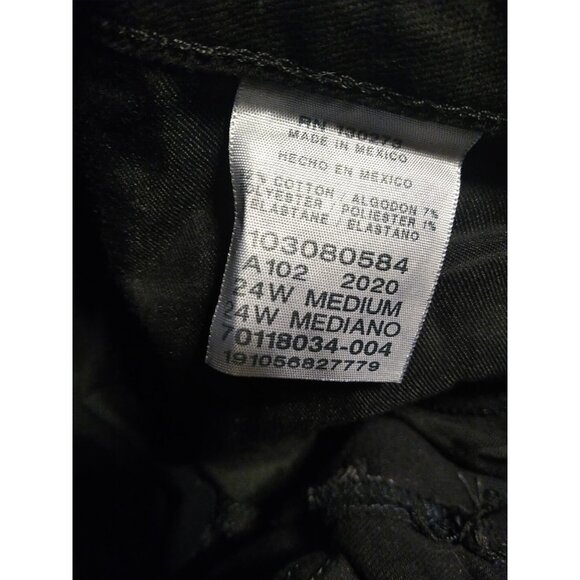 Lee Jeans Women Plus 24W Black Onyx Denim Relaxed Fit Straight Leg Mid Rise NWT - Picture 9 of 9